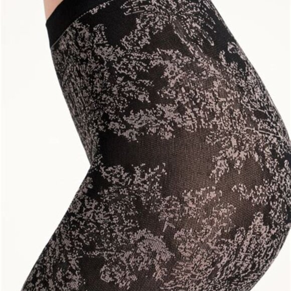 WOLFORD JOSHEPINE TIGHTS HEMATITE BLACK - Picture 4 of 7